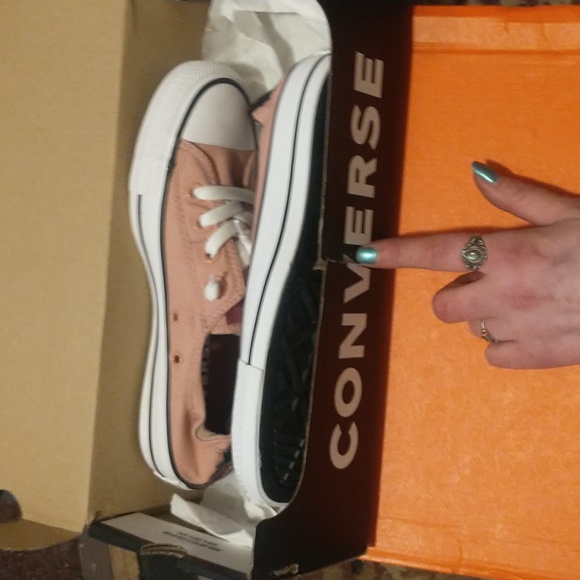 Converse All Star Chuck Taylor's PINK Shoreline Slip-On Sneakers Women's Size 7 - Picture 14 of 17